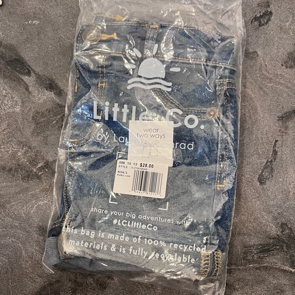 Little co jean shorts
